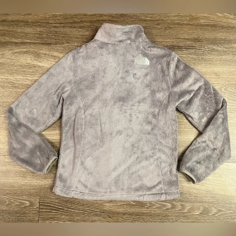 SOLD The North Face | Osito Jacket Fleece Zip Front Jacket in Light Grey Size S - Picture 5 of 7